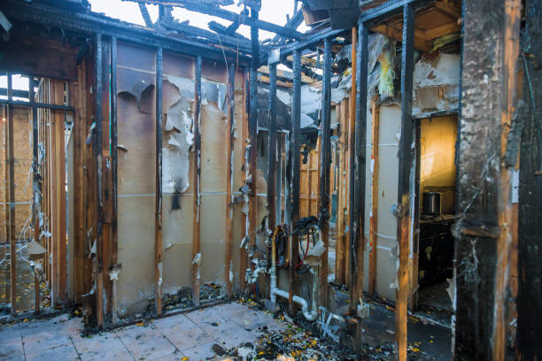Professional Fire Damage Removal technician working in Doylestown, PA